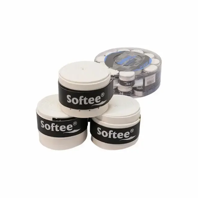Pot met 30 geperforeerde comfort overgrips Softee