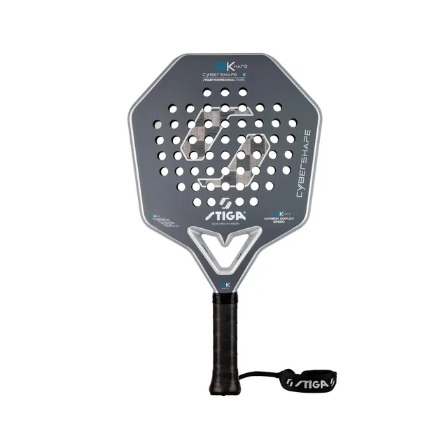 Stiga 18K Hard 2 Cybershape Padel racket Testrackets
