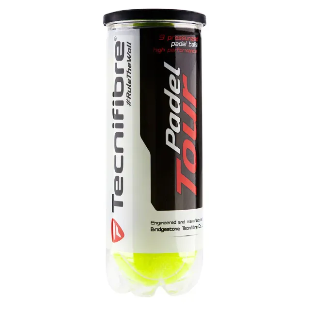 Tube van 3 padelballen Tecnifibre Tour
