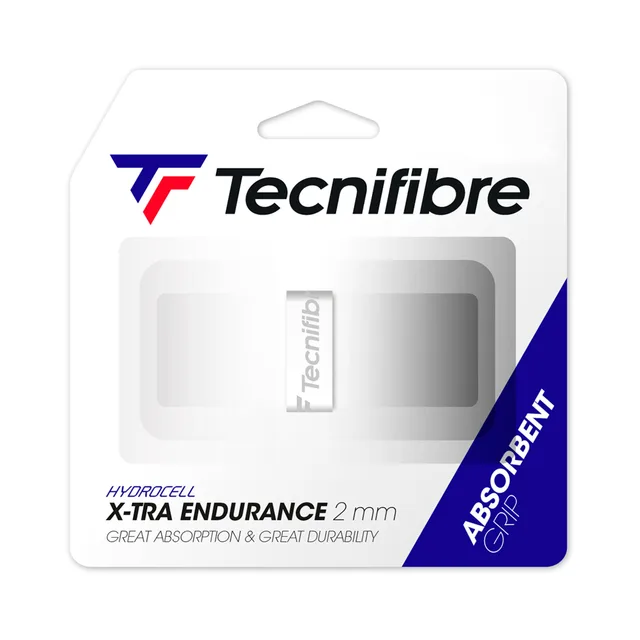 Tecnifibre X-TRA Endurance Verpakking 1 Stuk-Wit