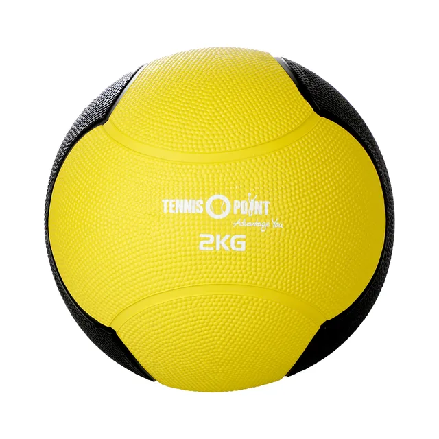 Tennis-Point 2kg Medicijnbal-Geel,Zwart