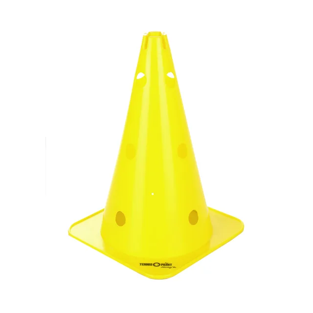 Tennis-Point Kegel 40cm Markeringskegels-Geel,Zwart