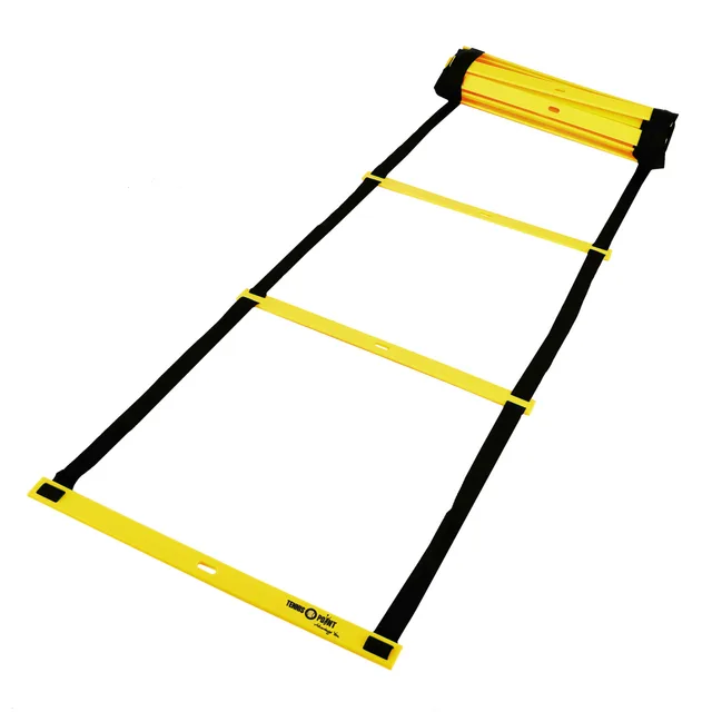 Tennis-Point Laufleiter 8m Coördinatieleider-Geel,Zwart