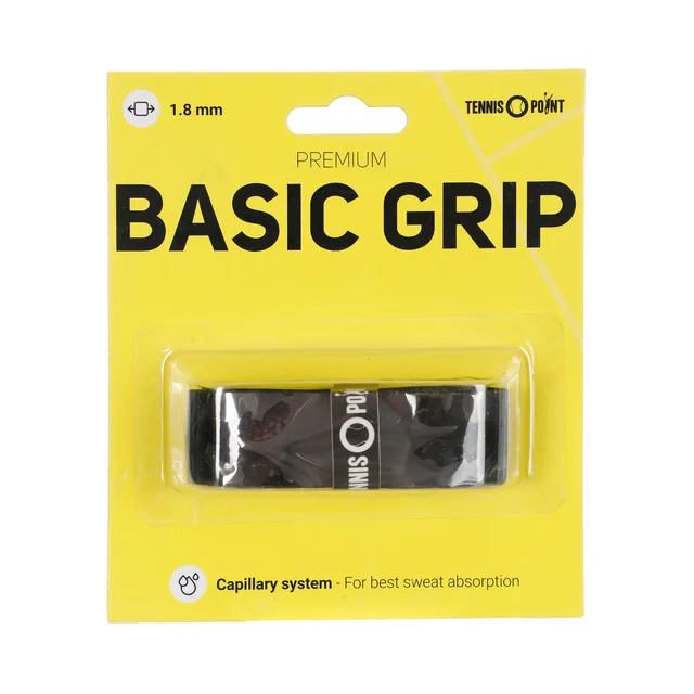 Tennis-Point Premium Grip Verpakking 1 Stuk-Zwart