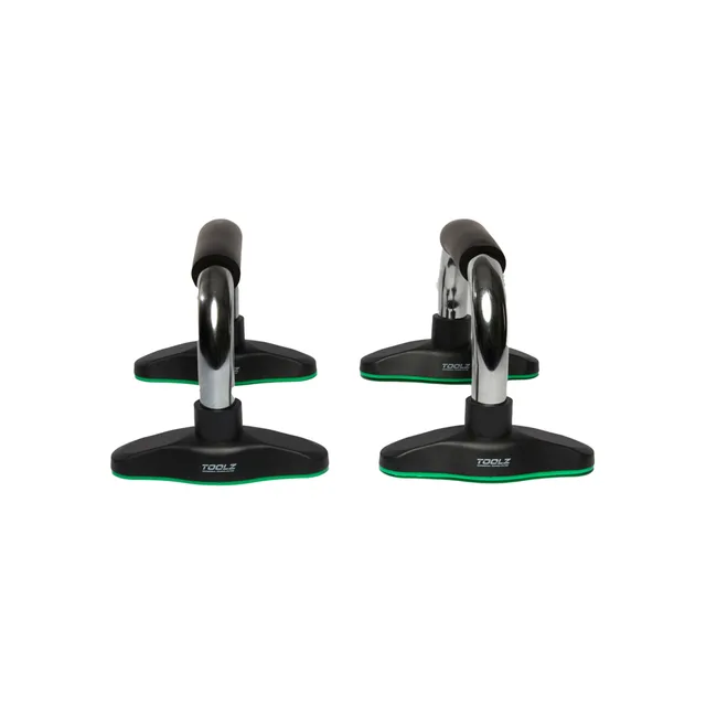 TOOLZ Chrome Push Up Grips Push-up Grepen-Zwart