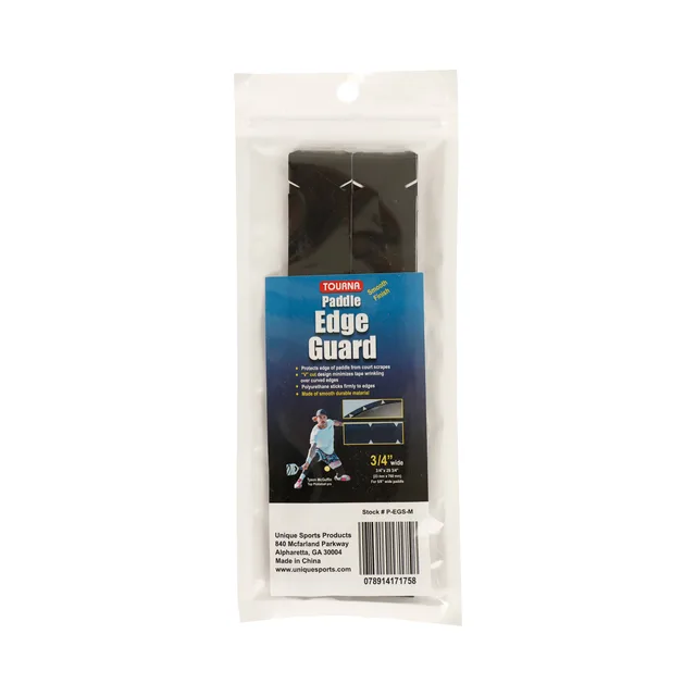 Tourna Padel Edge Guard 16mm Pickleball Frame Beschermingstape-Zwart