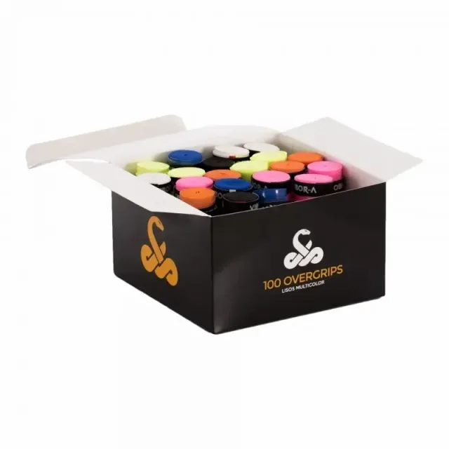 Doos met 100 gladde overgrips Vibora