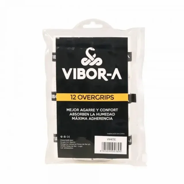 Set van 12 geperforeerde overgrips Vibora