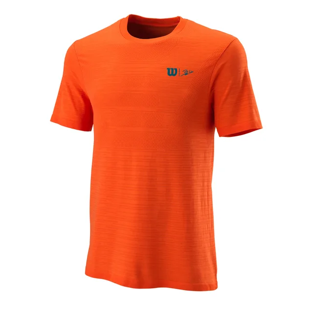 Wilson Bela Seamless III T-shirt Heren-Oranje