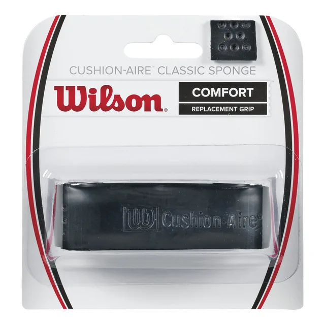 Wilson Cushion-Aire Classic Sponge Verpakking 1 Stuk-Zwart