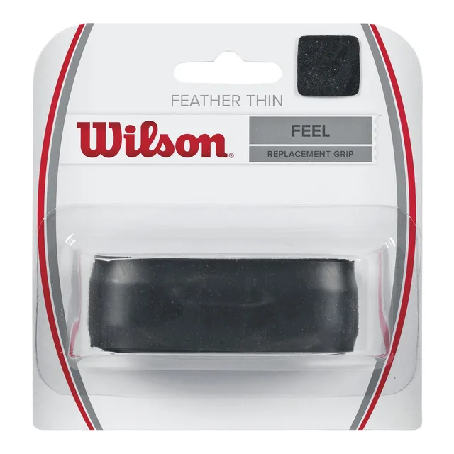 Wilson Featherthin Grip Verpakking 1 Stuk-Zwart