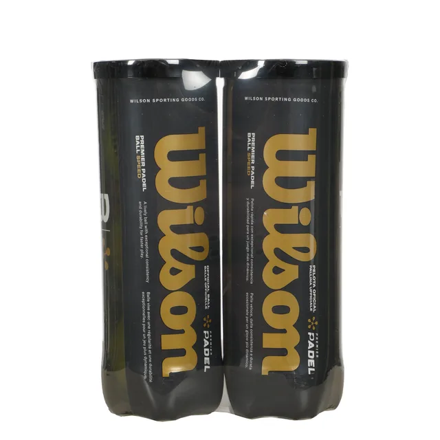 Wilson Premier Padel Speed X3 Bi Pack 2x Verpakking 3 Stuks