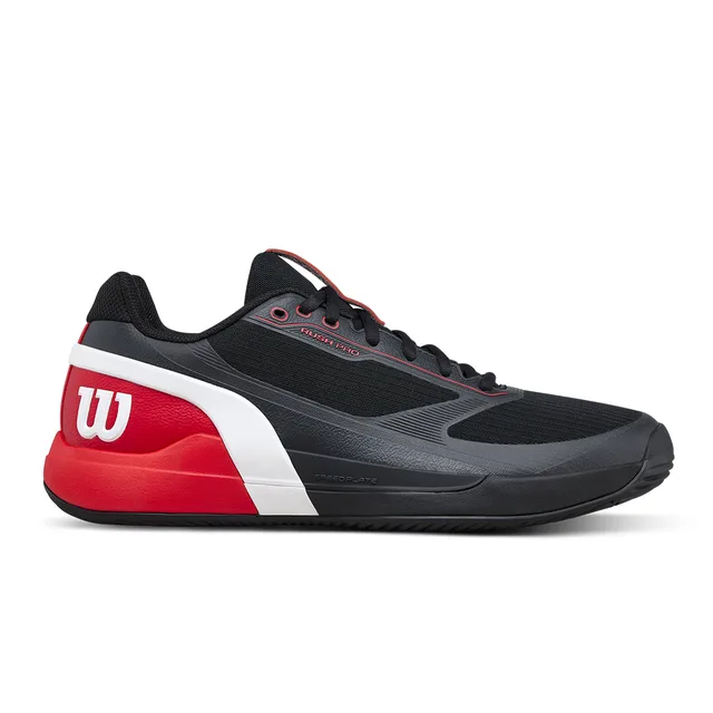 Wilson Rush Pro 5 Padel Black/Red SS26