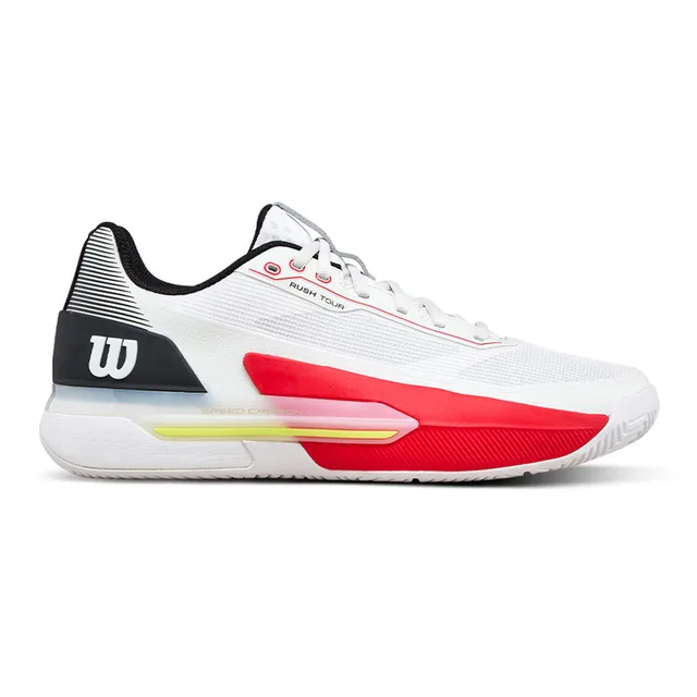 Wilson Rush Tour 5 White/Black SS26 Men's Padel Shoes