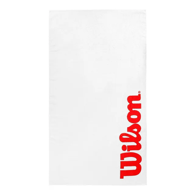 Wilson Sport Handdoek 60x120cm-Wit,Rood