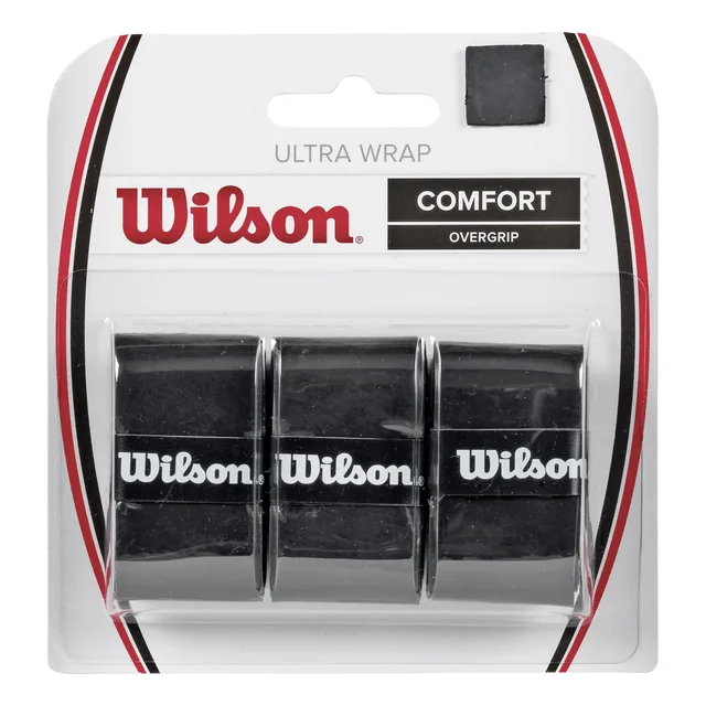 Wilson Ultra Wrap Verpakking 3 Stuks-Zwart