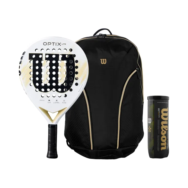 Wilson Verpakking 3 stuks Optix V2 Lite Plus balverpakking, Plus rackettas