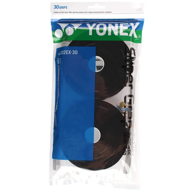 Yonex Super Grap Verpakking 30 Stuks-Zwart